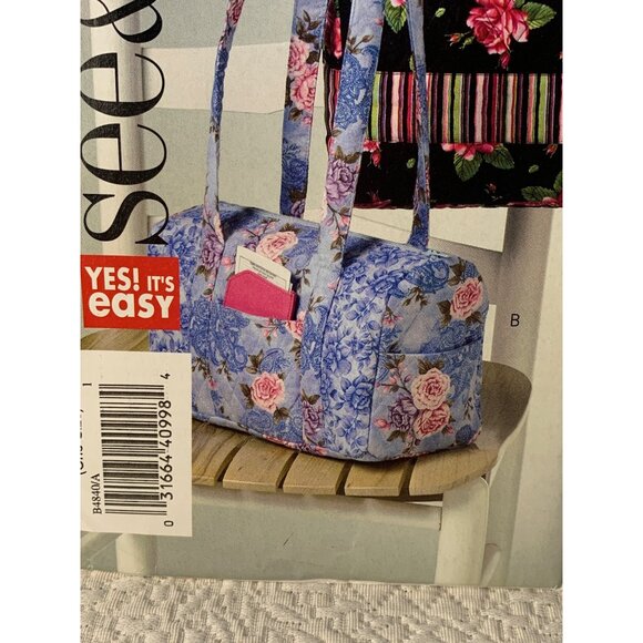 Butterick Misses Handbag Sewing Pattern B4840 - uncut - Picture 2 of 8